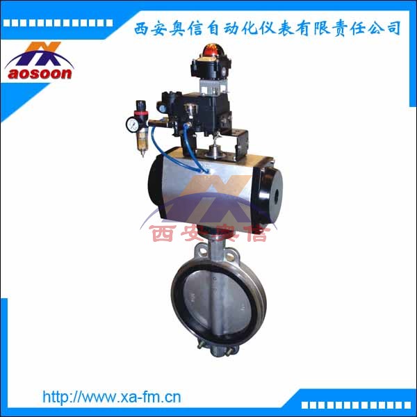 D671气动软密封蝶阀,D671J-16蝶阀,气动对夹式蝶阀